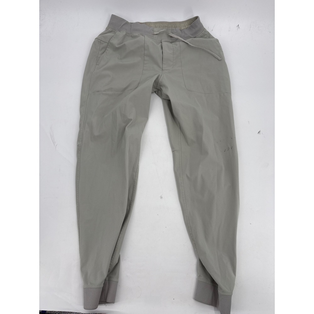 Lululemon ABC Jogger Warpstreme Light Grey Slim Fit Pants Mens Size L M5A85S
